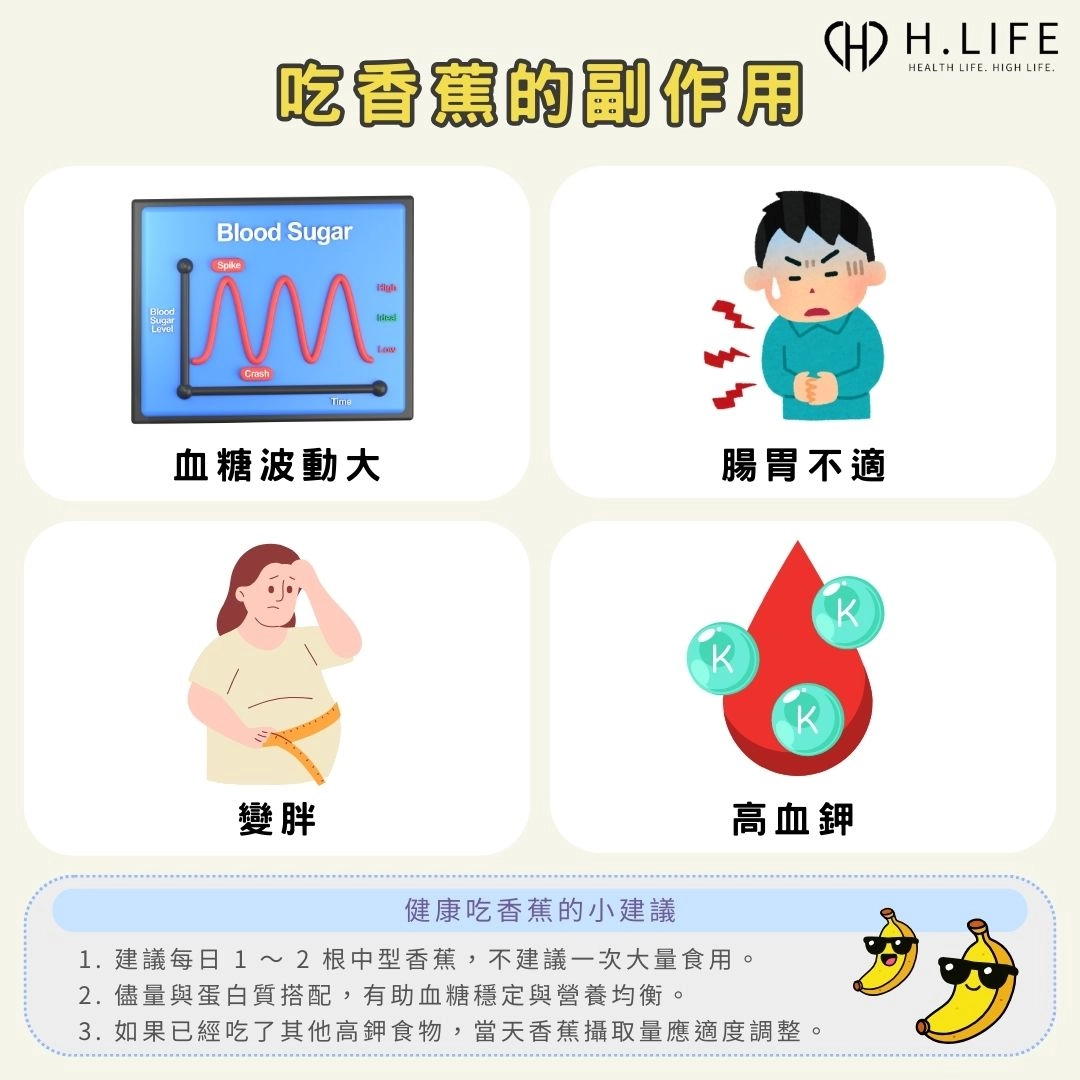 吃太多香蕉的副作用，健康吃香蕉的小建議