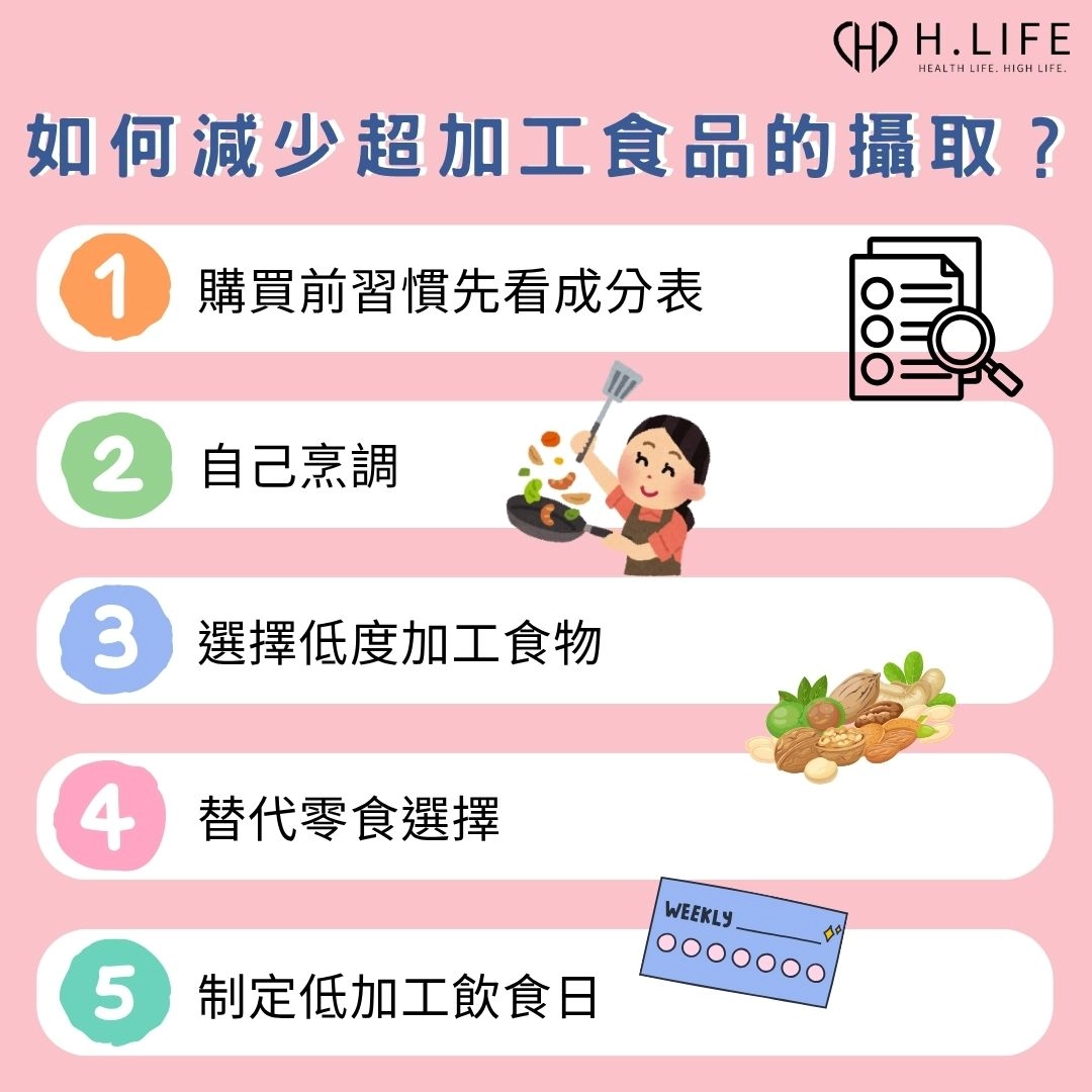 如何減少超加工食品的攝取?