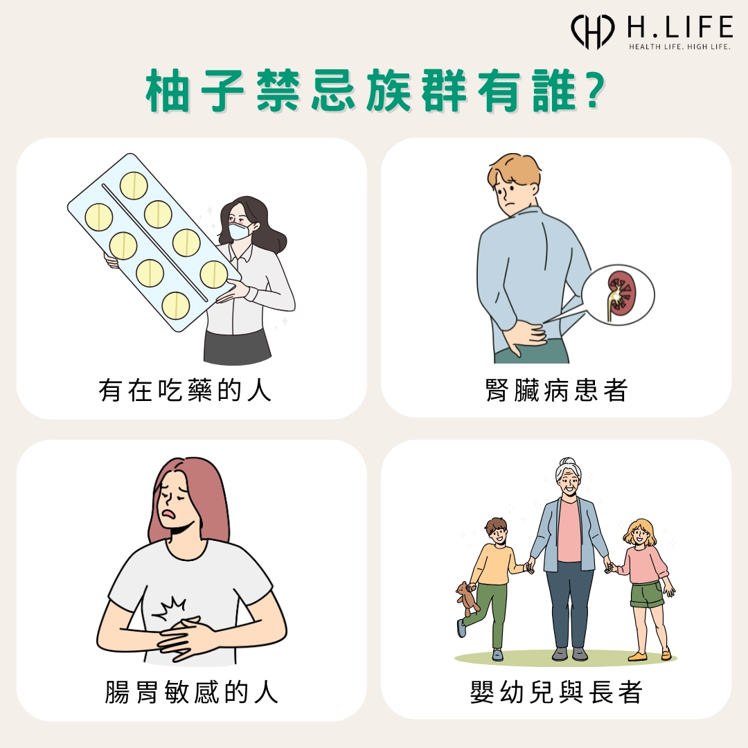 柚子禁忌族群有誰?